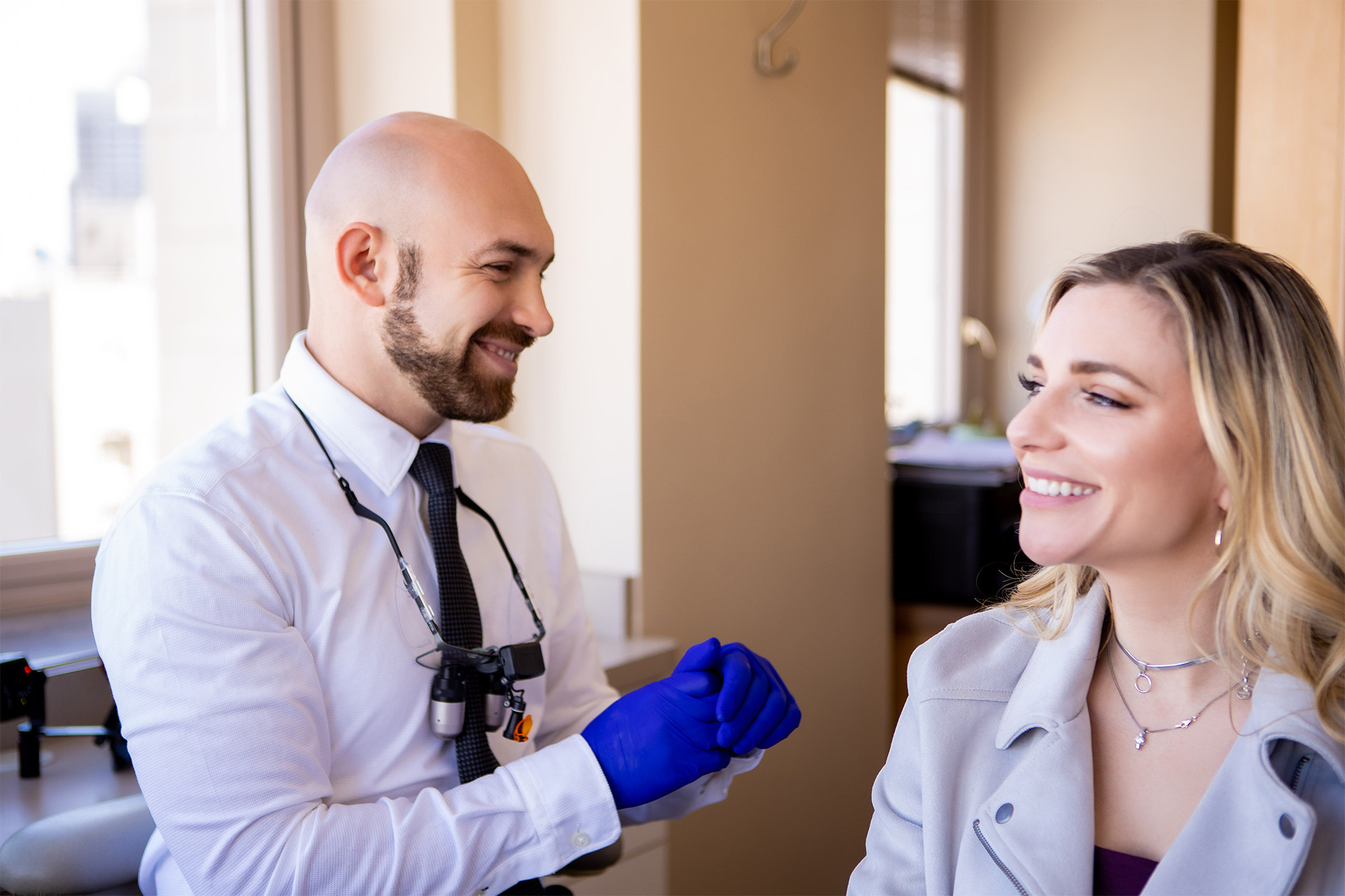 doctor with patient