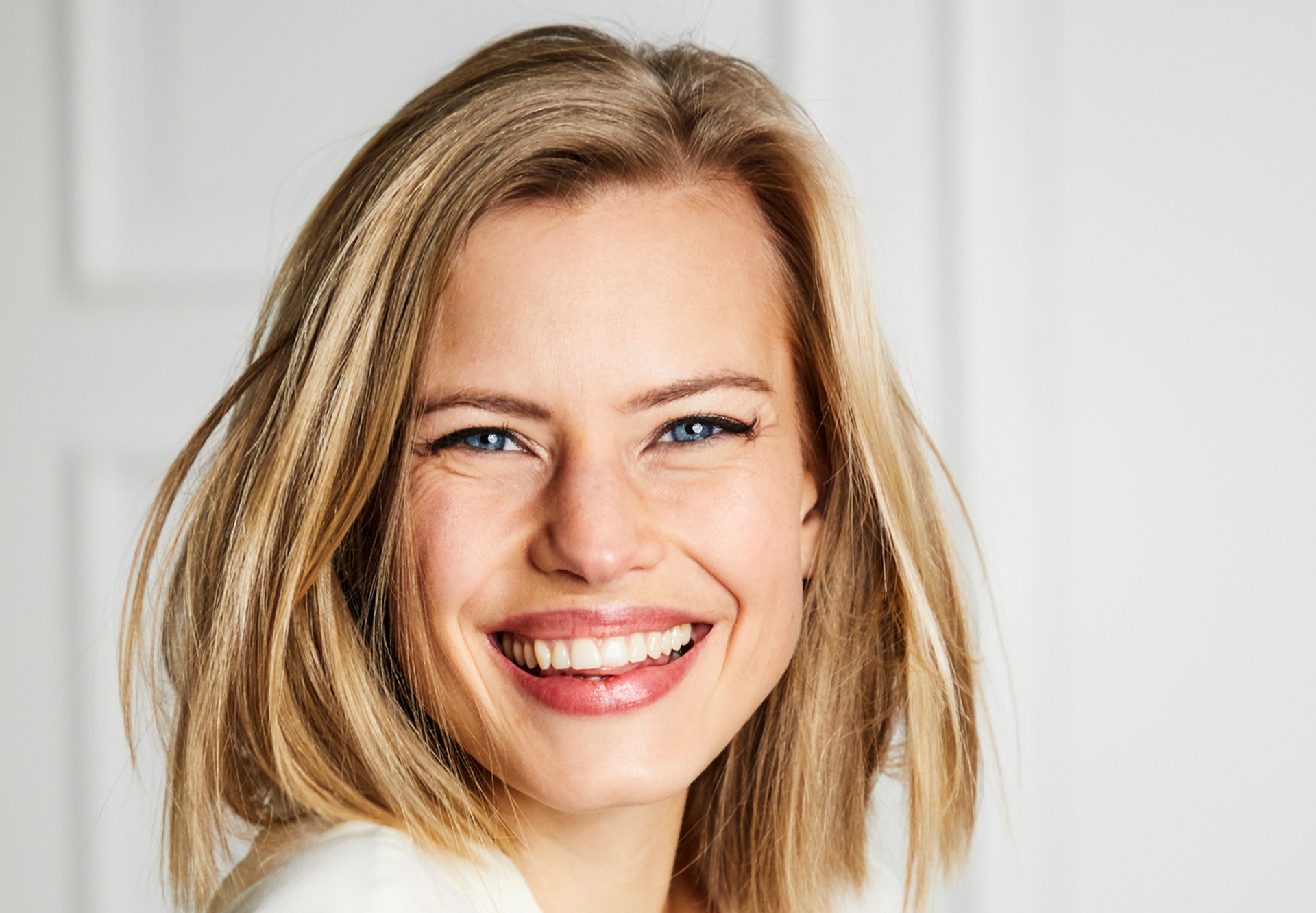 smiling