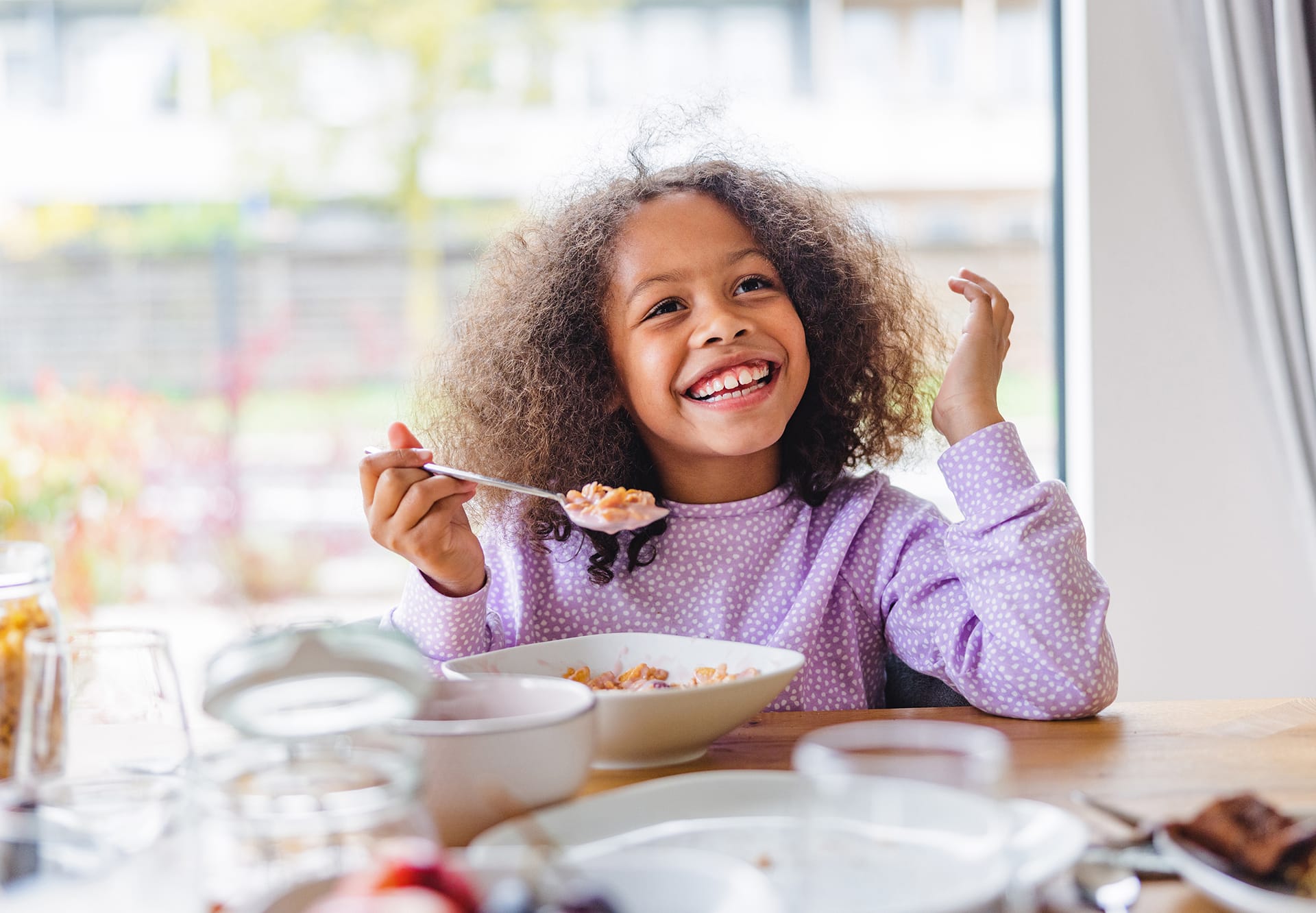 child eating